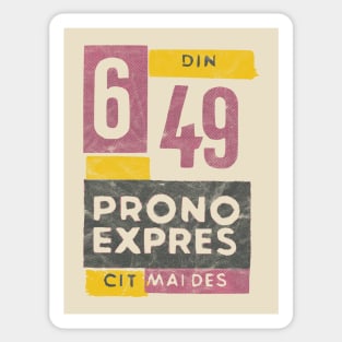 Prono Expres Matchbox Text & Typography Graphic Sticker